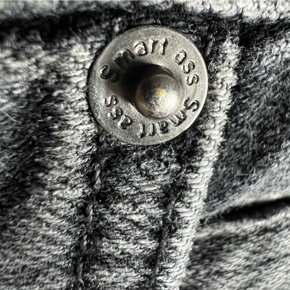 Reformation Liza High Straight Button Fly Jeans Yuma Washed Black Womens size 26 - Picture 7 of 10